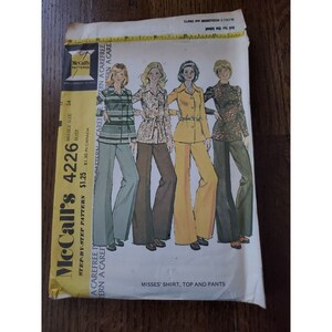 McCALLs 4226 Misses Shirt Top Hose MUSTER GR. 12