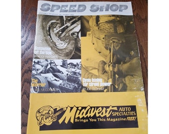 VTG-Geschwindigkeits-Shop-Magazin November 1971 Midwest Auto Specialties