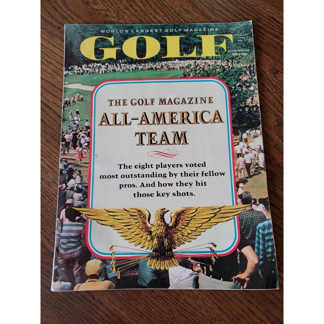 1968 Jan World's Largest GOLF Magazine VG/FN 5.0 Etsy