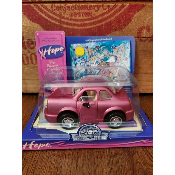 Chevron Collector Toy Car-Special Edition: Hope 2002 Breast Cancer Awareness Car