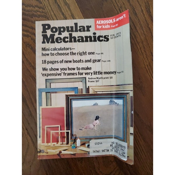 Popular Mechanics Magazine Expensive Frames February 1973 061717nonrh