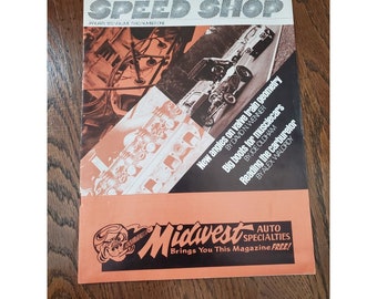 Vtg Speed Shop Magazine January 1972 Midwest Auto Specialties