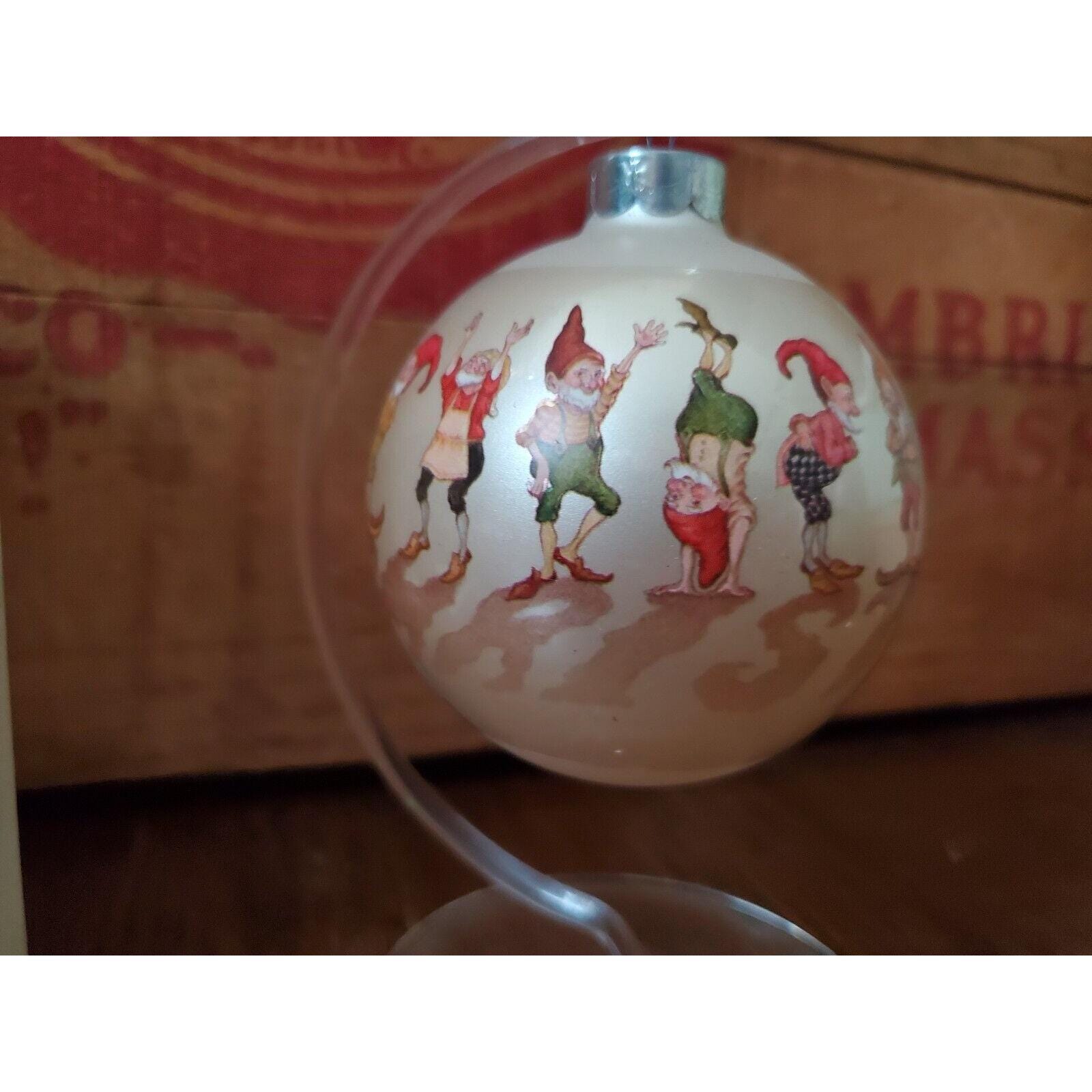 ヴィンテージ ホールマーク クリスマス 1982 ガラス オーナメント
