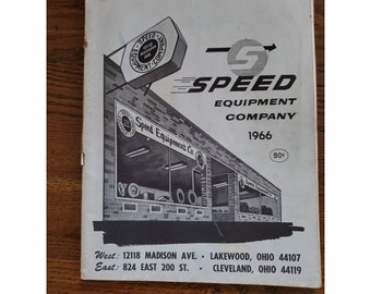 1966 Speed Equipment Firmenkatalog Vintage