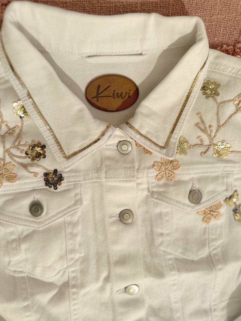 Custom Copper Rose White Jacket