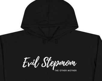 Evil Stepmom Crop Hoodie - Stepmother - Bonus Mom - Wicked - Halloween - Gag Gift - Funny