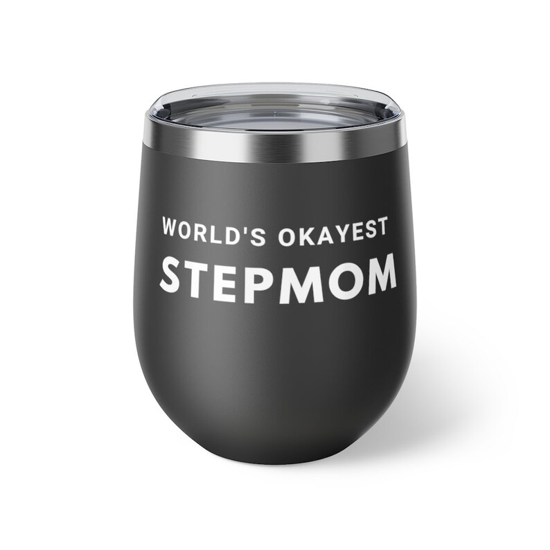 World's Okayest Stepmom Copper Vacuum Insulated Cup, 12oz image 8