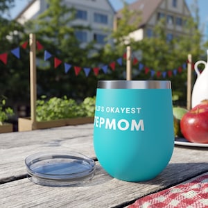World's Okayest Stepmom Copper Vacuum Insulated Cup, 12oz image 6