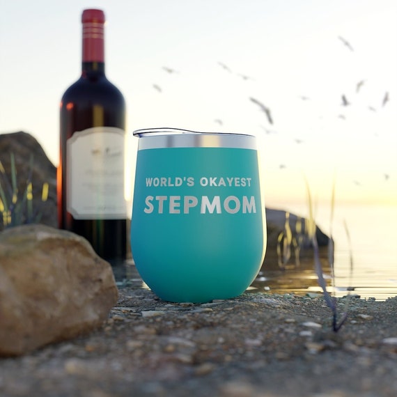 World's Okayest Stepmom Copper Vacuum Insulated Cup, 12oz