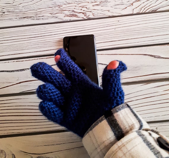 Finger Opening Crochet Gloves Pattern, Thumb & Index Finger