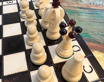 Handmade wooden &quot;ROYAL&quot; chess set