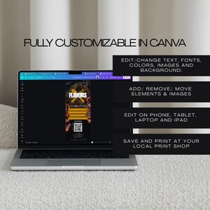 Catering Retractable Banner Template: Catering & Pop-Up Display (Canva Editable, Digital Download) image 5