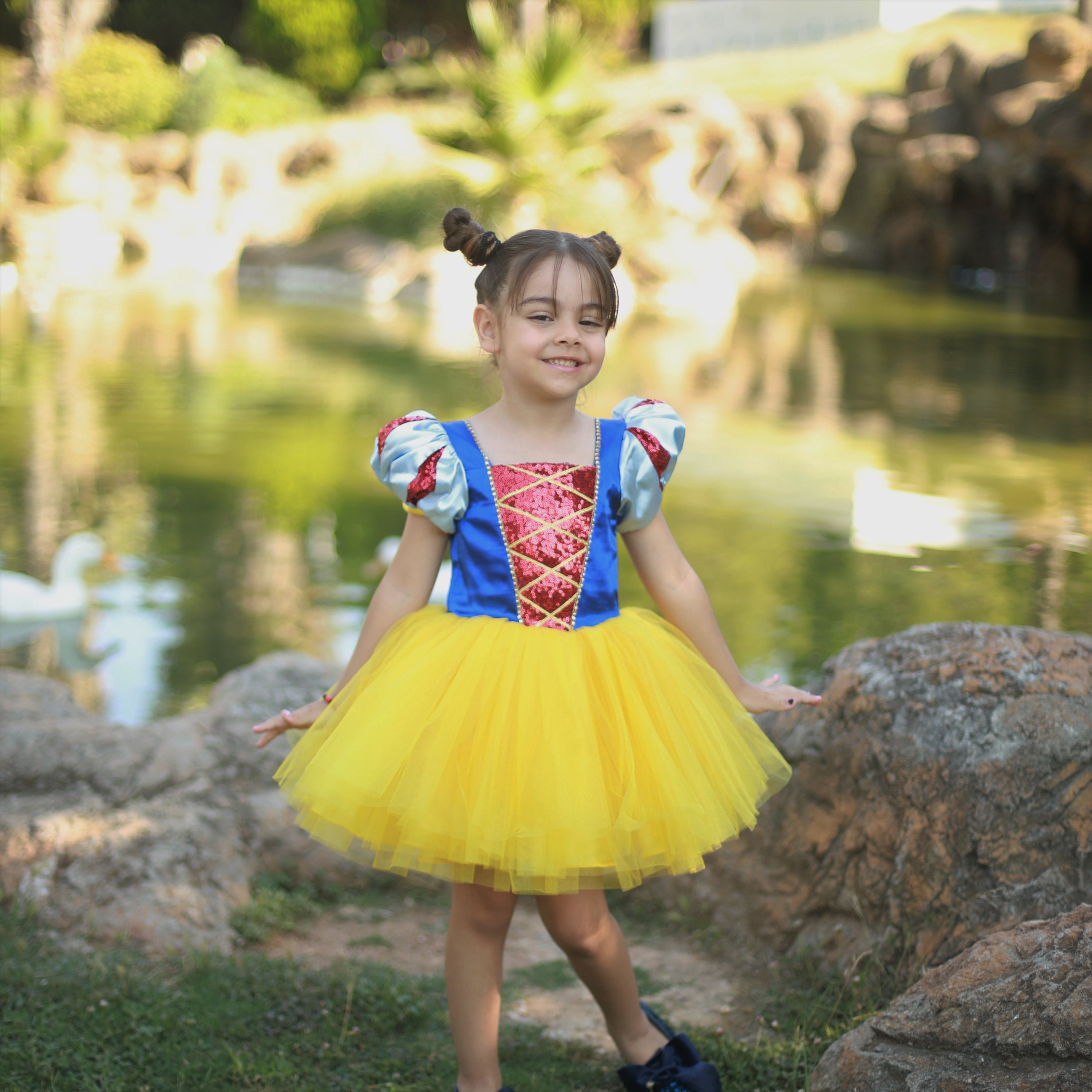 Baby Girls Princess Dresses Costume Party Dress Up Cotton Dress