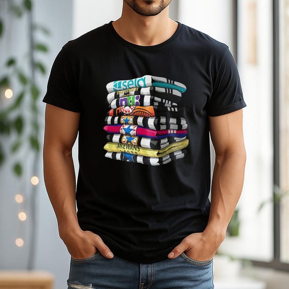 Newcastle FC Retro Kit T-Shirt – Vintage Football Shirt – Adults & Kids Sizes – Classic Magpies Design – NUFC Gift for Toon Fans magpies