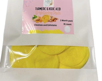 Turmeric & Kojic Acid Brightening Pads 1 Month pack