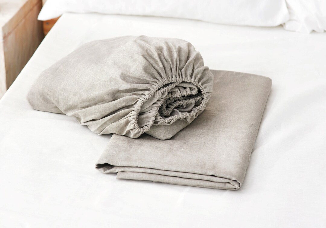Queen Size Linen Sheets Linen Fitted Sheet Or Linen Flat Etsy