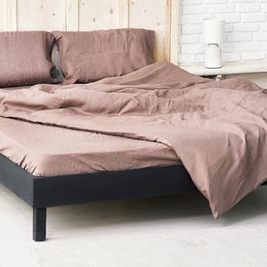 Linen duvet cover Queen, linen duvet cover King, duvet cover Full XL. Stonewashed linen duvet cover. Linen bedding.