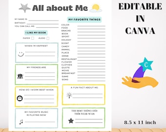 All About Me Coworker - Etsy