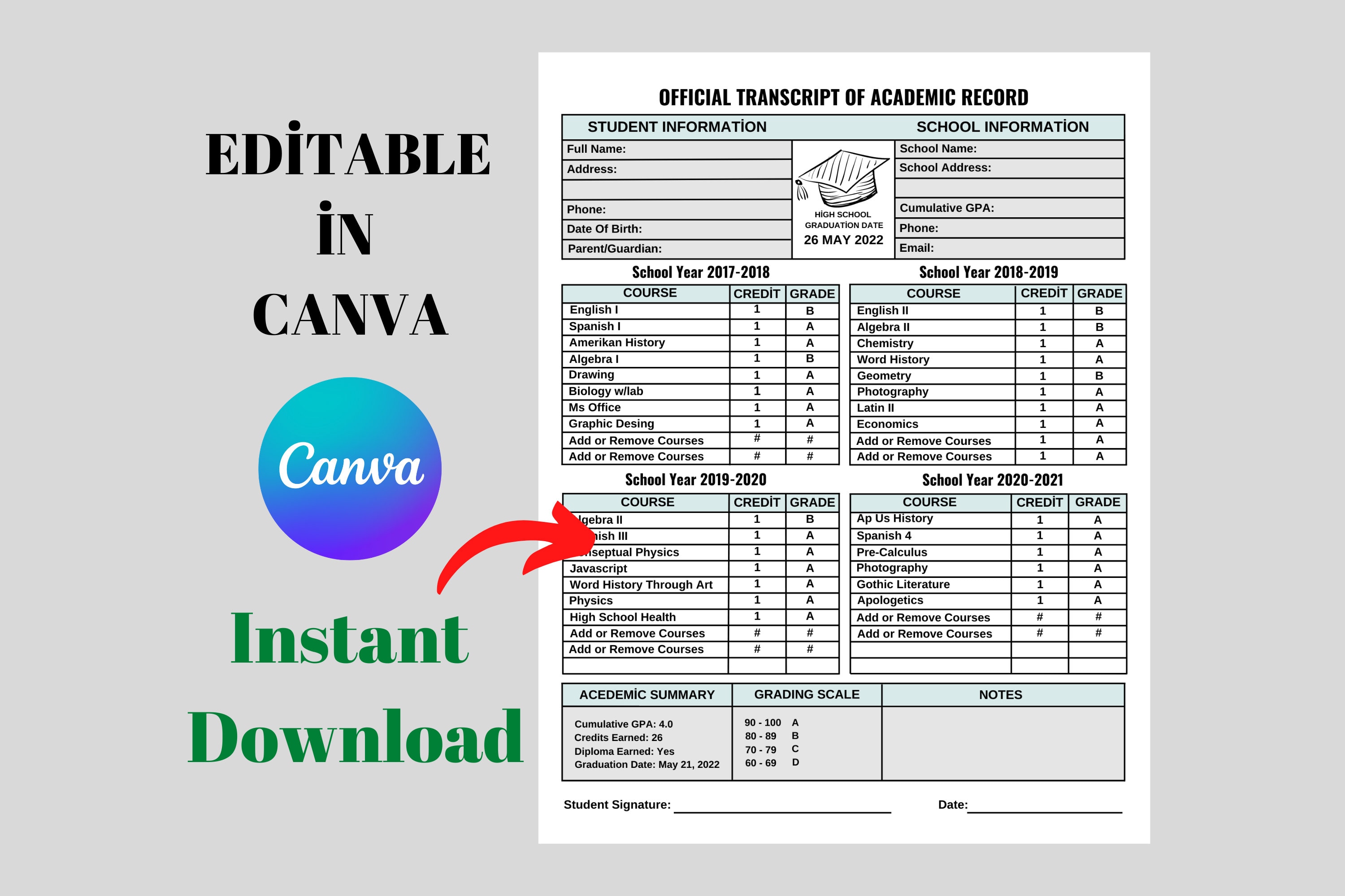 printable-transcript-template-homeschool-transcript-official-high