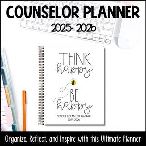 2025-2026 School Counselor Planner: Manage Schedules, Set Goals & Track Progress