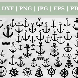 Nautical Bundle - Cut File, Clipart, Vector