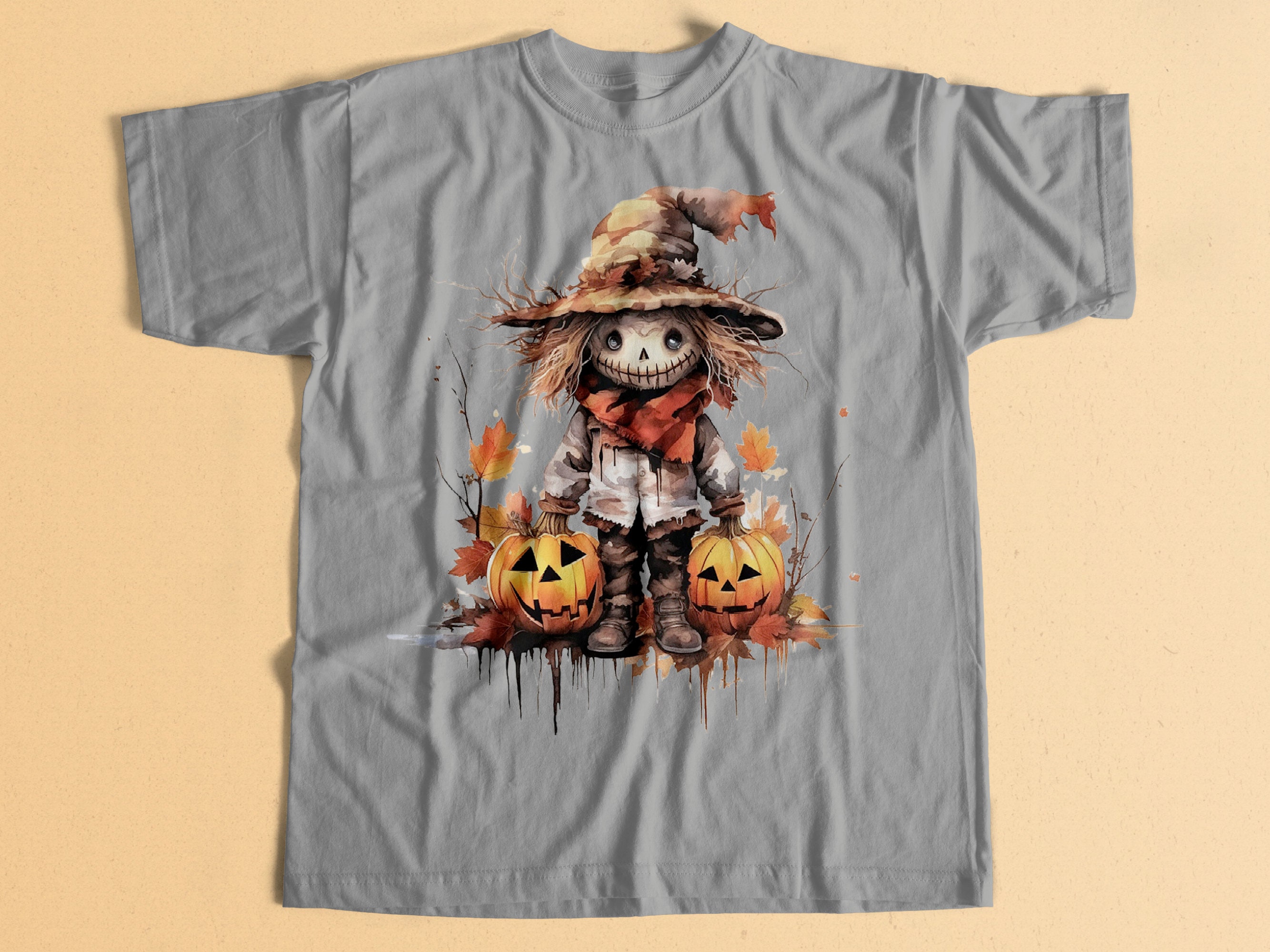 Cute Scarecrow Bundle Fall Clip Art Scarecrow Autumn PNG and JPG High ...
