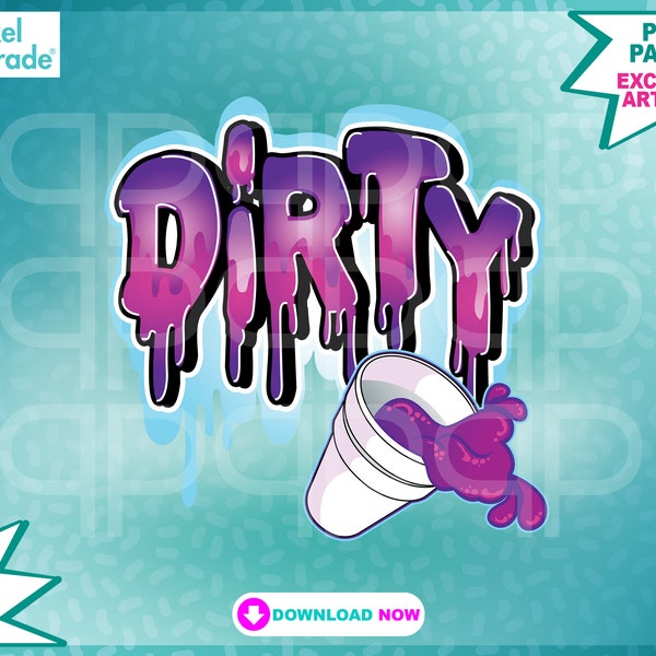 Dirty Sprite png, Purple svg, Drank, Actavis Sublimation png, Double Cup Love, Exclusive Artwork Digital Print Files by: Pixel Parade App®