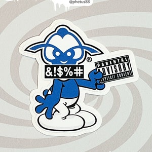 Vinyl Sticker Anime Kawaii Cartoon Pop Art Artist Collectable Wall Art Street Art Graffiti Character"The Phegnomes®"phabricated by@phetus88
