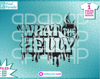 What The Helly SVG-fil: Rolig hiphop-design (digital nedladdning)
