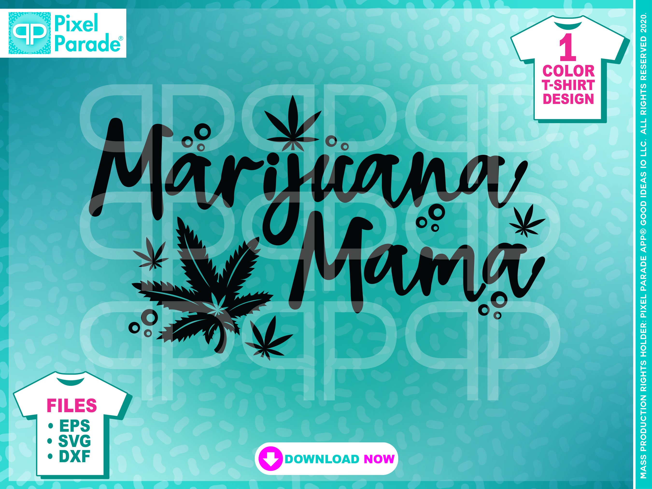 Marijuana Mama SVG, Weed Mom Cut File (digital Download) - Etsy