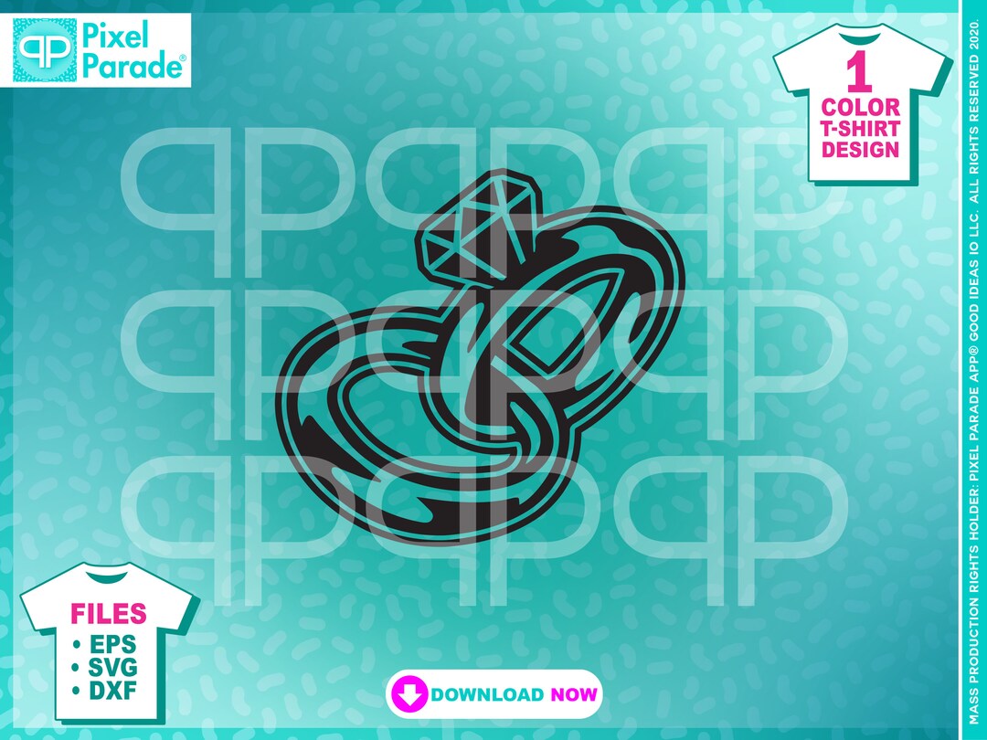 Wedding Rings Svg. Cricut Cut Files, Silhouette Cut Files & Cameo Files