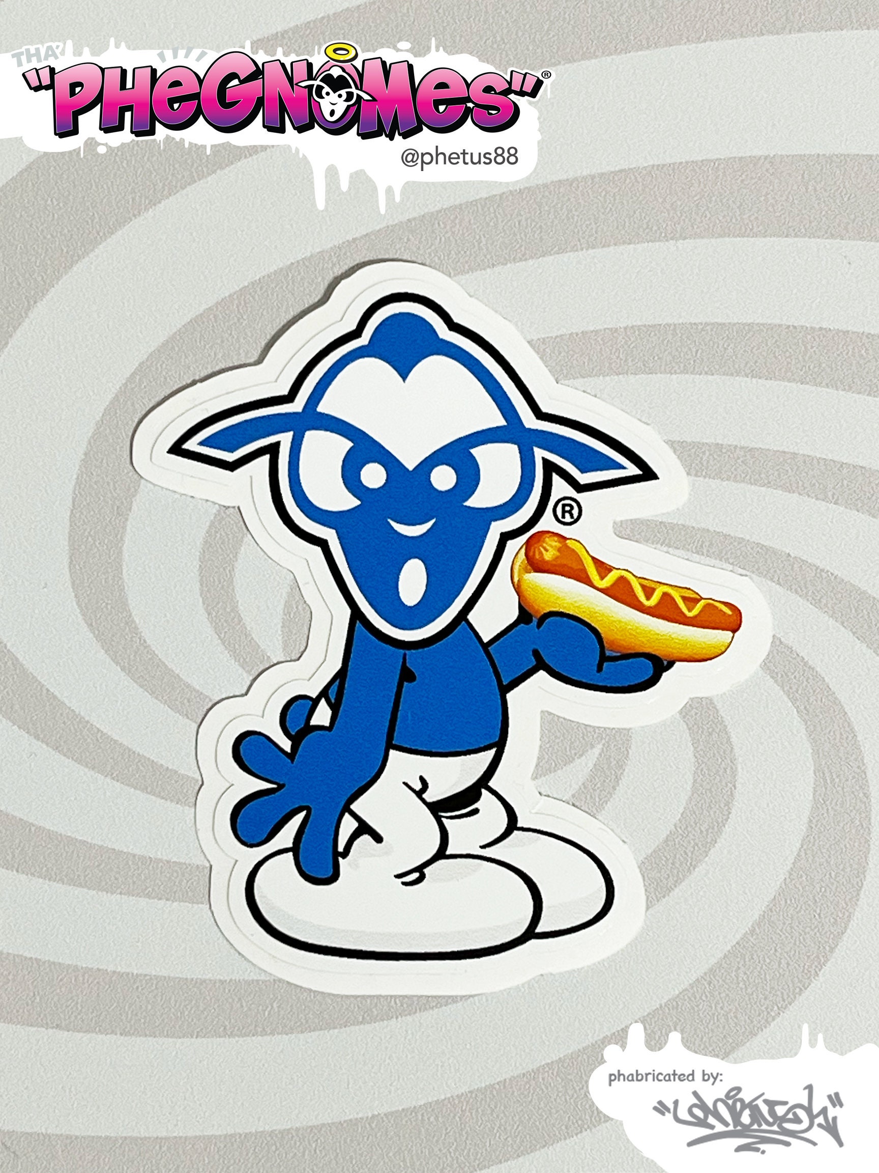 Glizzy Phegnomes Vinyl Sticker: Kawaii Pop Art Collectable (3