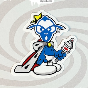 Vinyl Sticker Anime Kawaii Cartoon Pop Art Artist Collectable Wall Art Street Art Graffiti Character"The Phegnomes®"phabricated by@phetus88