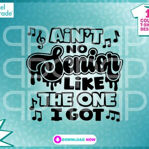Seniors 2027 SVG: Graduation T-Shirt Design (Digital Cut Files)