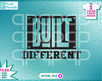 Built Different SVG: Entrepreneur Hustle - Digital Cut File
