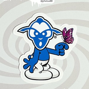 Sticker vinyle Anime Kawaii dessin animé Pop Art artiste Art mural de collection Street art graffiti personnage « The Phegnomes® » phabriqué par @phetus88