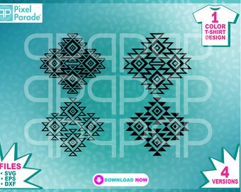 Südwest-Muster SVG: Tribal T-Shirt Design (Digital Cut Files)