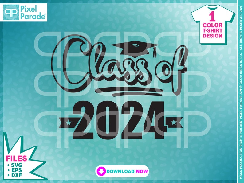 Graduation High School, College class of 2024 Graduation Cap, 2024