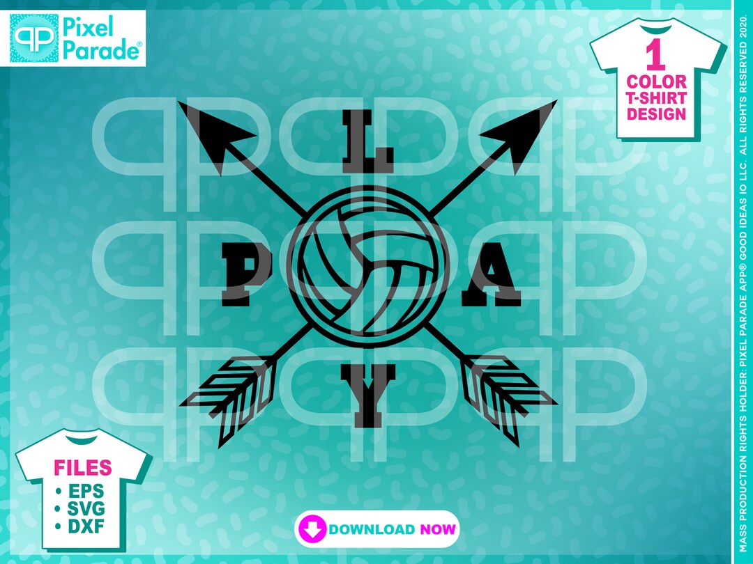 Volleyball Svg Volleyball Player play Volleyball Etsy