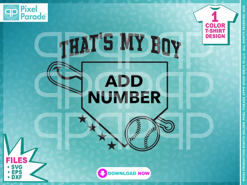 Custom Svg, Custom Number Svg, that's My Boy Baseball , Pitcher DIY ...