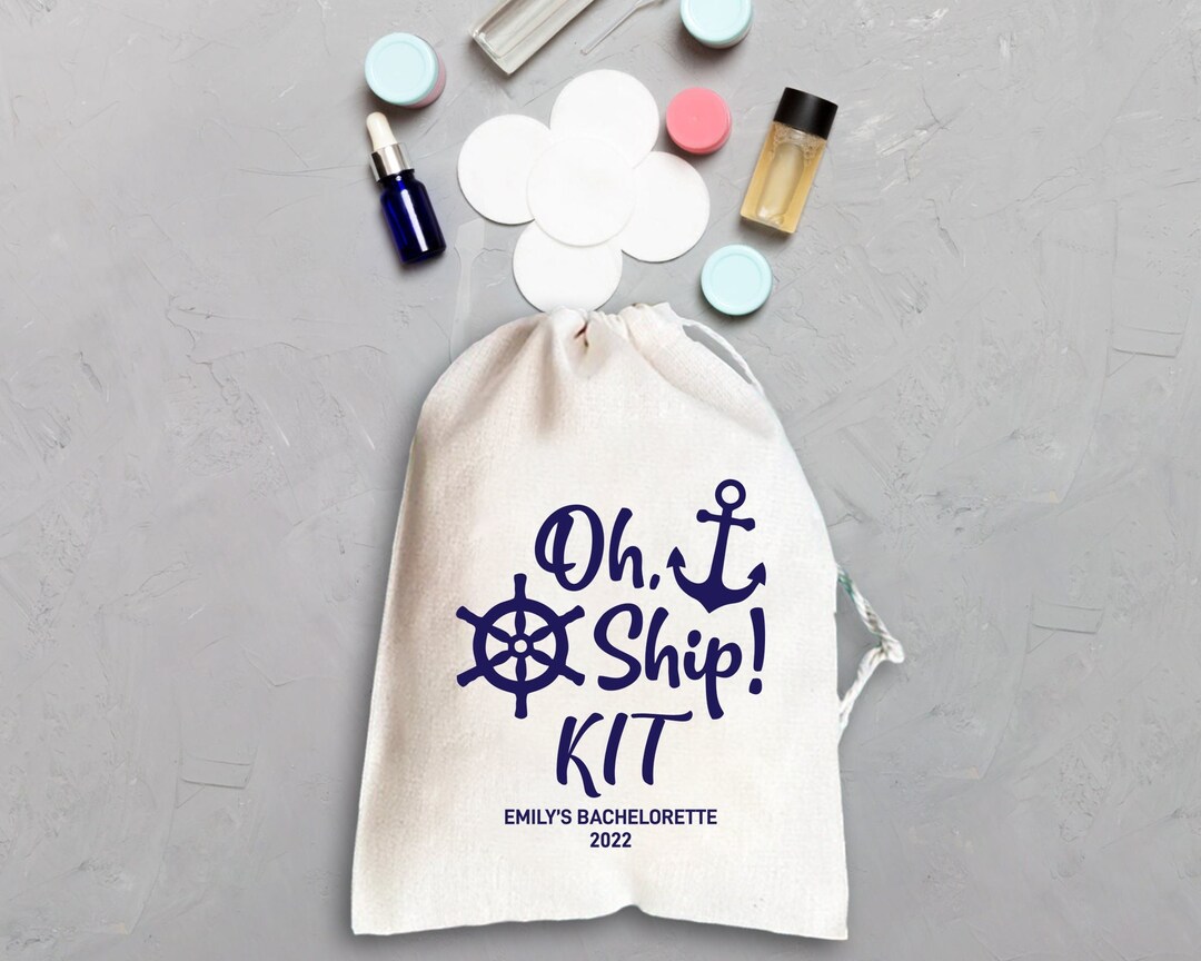 Oh Ship Kit Hangover Bags Hangovers Only Last a Day Wedding Recovery