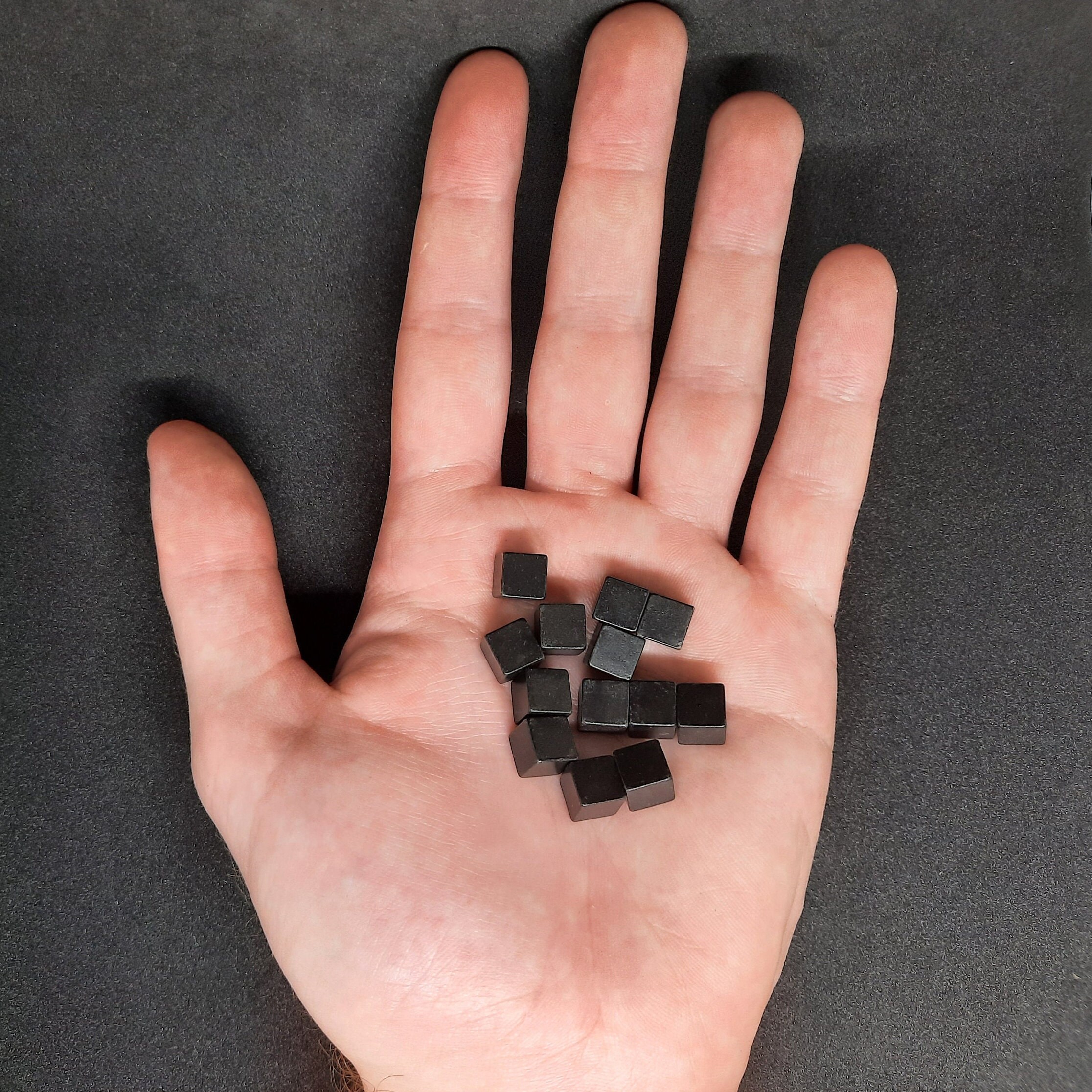 Black Metal Cubes 8mm Tokens for Board Games Etsy Australia