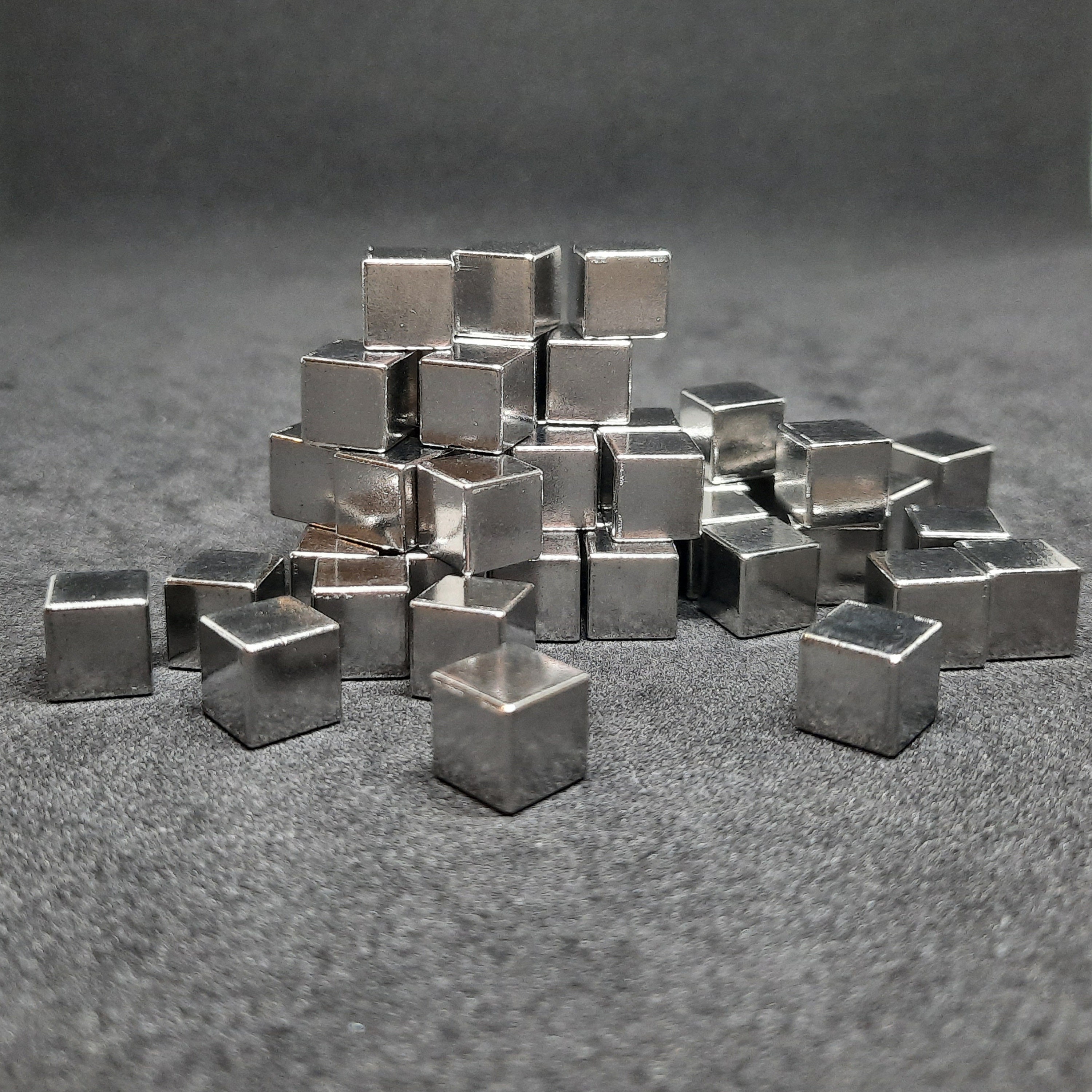 Silver Metal Cubes, 8mm, Tokens for Board Games - Etsy