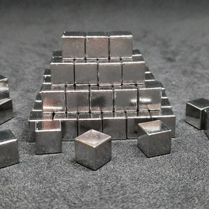 Silver Metal Cubes, 8mm, Tokens for Board Games - Etsy
