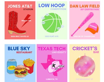 Texas Tech Preppy Print Pack