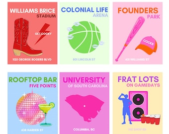 University of SC Preppy Print Pack