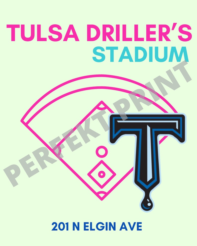 University of Tulsa Custom Print Pack Etsy