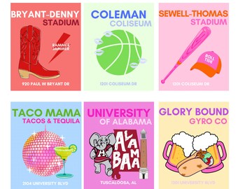 Alabama Preppy Print Pack