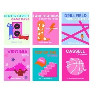 Preppy Custom Virginia Tech Prints