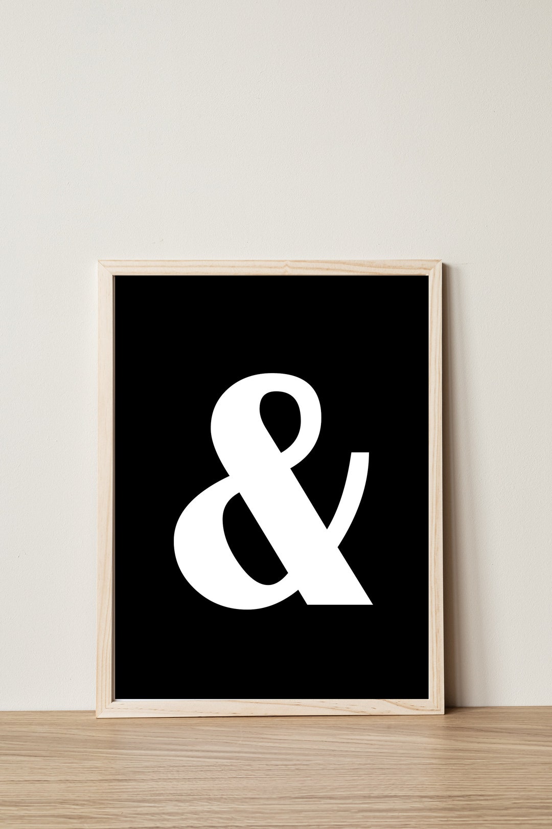 Printable Ampersand Symbol "&amp;', Alphabet Poster, Typography and ...